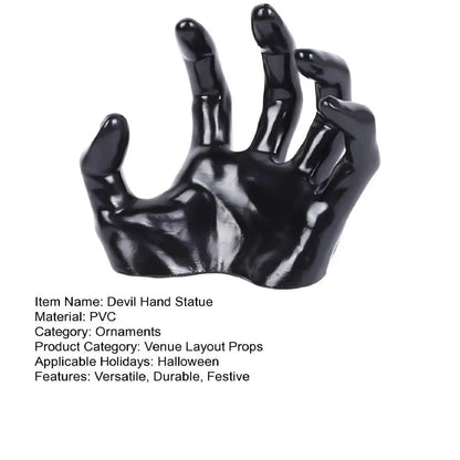Gothic Devil Hand Wall Sculpture