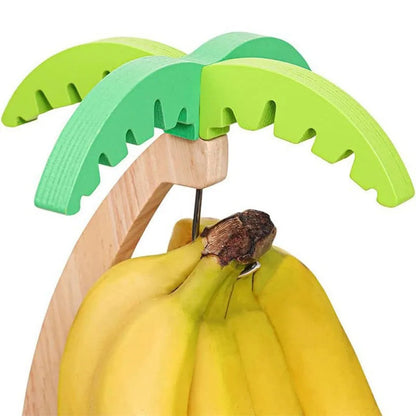 Banana Wooden Holder with Banana Tree Design (35.5 cm)