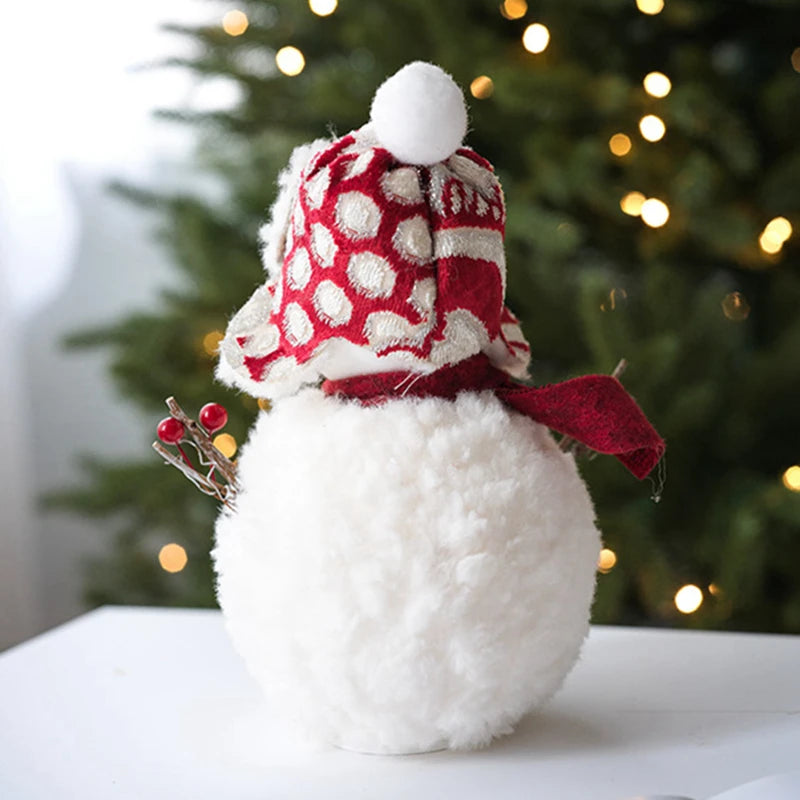 Hygge Plush Snowman Doll – Cosy Christmas Decoration and Perfect Festive Gift