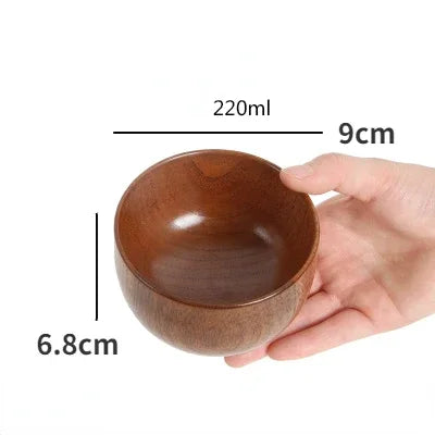 Japanese Wooden Bowls Jujube Wood
