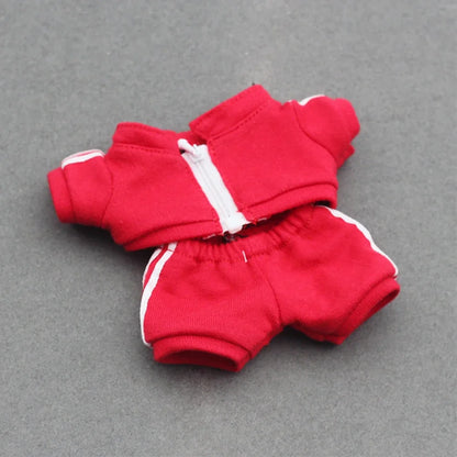 Labubu 17cm Doll Outfit – Tennis Sportswear Set with Cap, Shoes & Racket