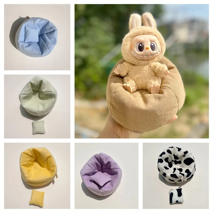 Labubu Mini Sofa 2nd Gen – Cute Doll Furniture for Display & Play