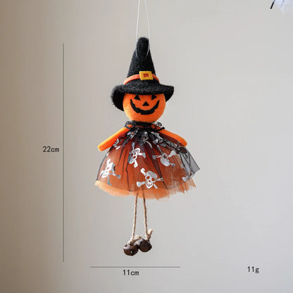 Halloween Pendants: Cat, Witch & Pumpkin