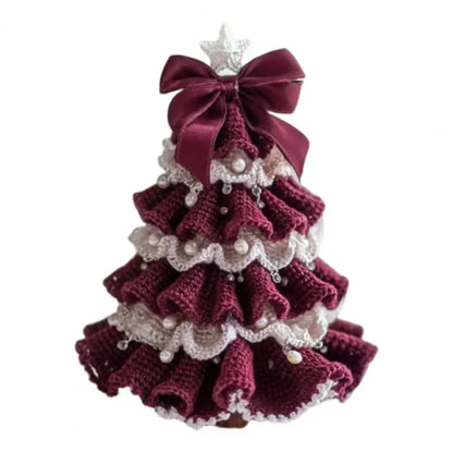 Unique Christmas Ornament: Premium Crochet Tree - Ideal Gift and Cosy Home Accent