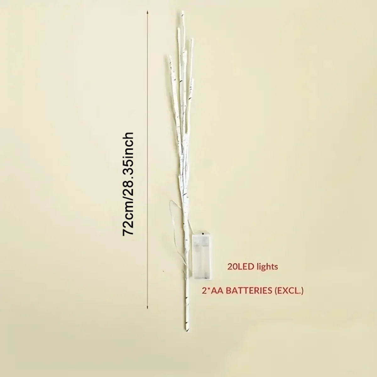 Design nordique : guirlandes lumineuses chaleureuses et festives de 72 cm pour la maison