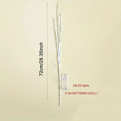 Design nordique : guirlandes lumineuses chaleureuses et festives de 72 cm pour la maison