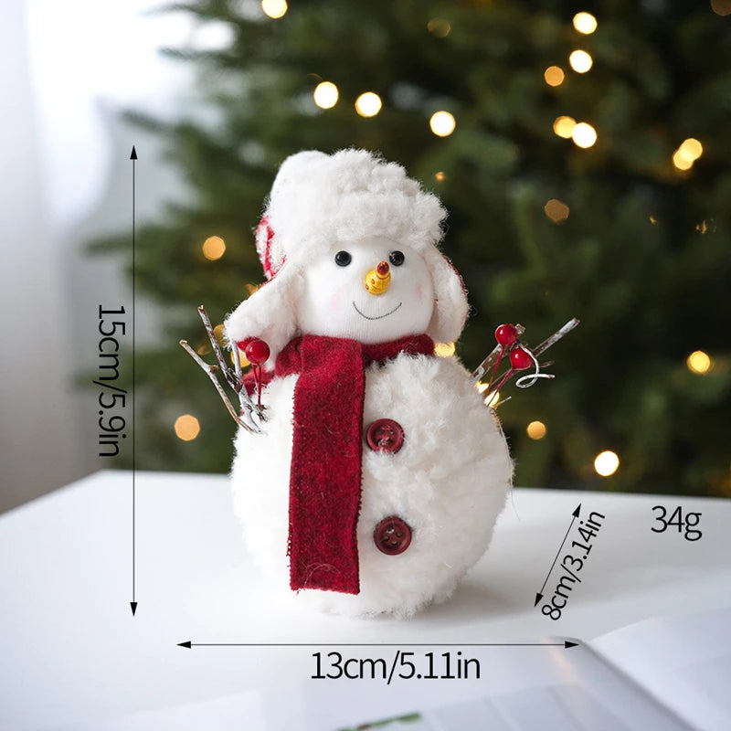 Hygge Plush Snowman Doll – Cosy Christmas Decoration and Perfect Festive Gift
