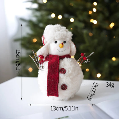 Hygge Plush Snowman Doll – Cosy Christmas Decoration and Perfect Festive Gift
