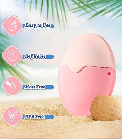 Sunscreen Lotion Roll-On & Sponge Applicator