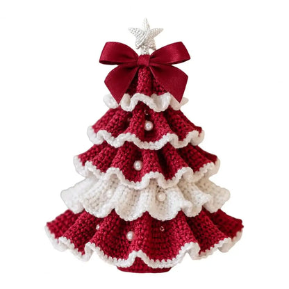 Unique Christmas Ornament: Premium Crochet Tree - Ideal Gift and Cosy Home Accent