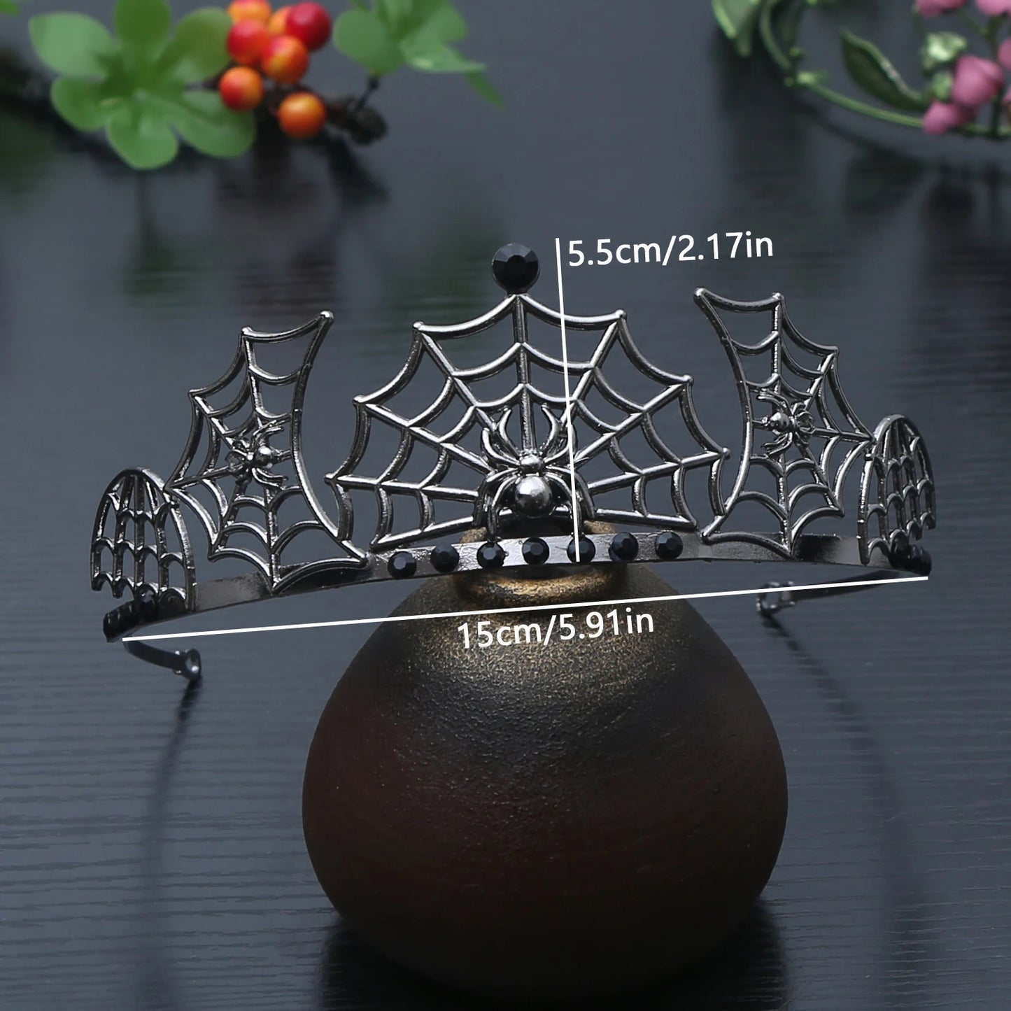 Gothic Spider Web Crown - Transform Into Dark Royalty Instantly