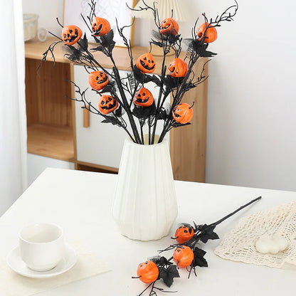Rustic Pumpkin Bouquet – Haunted Table Centerpiece