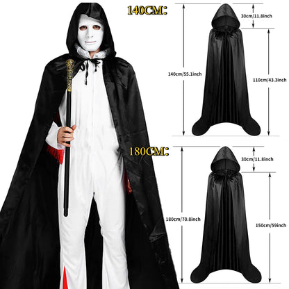 Long Halloween Cloak Wizard Vampire