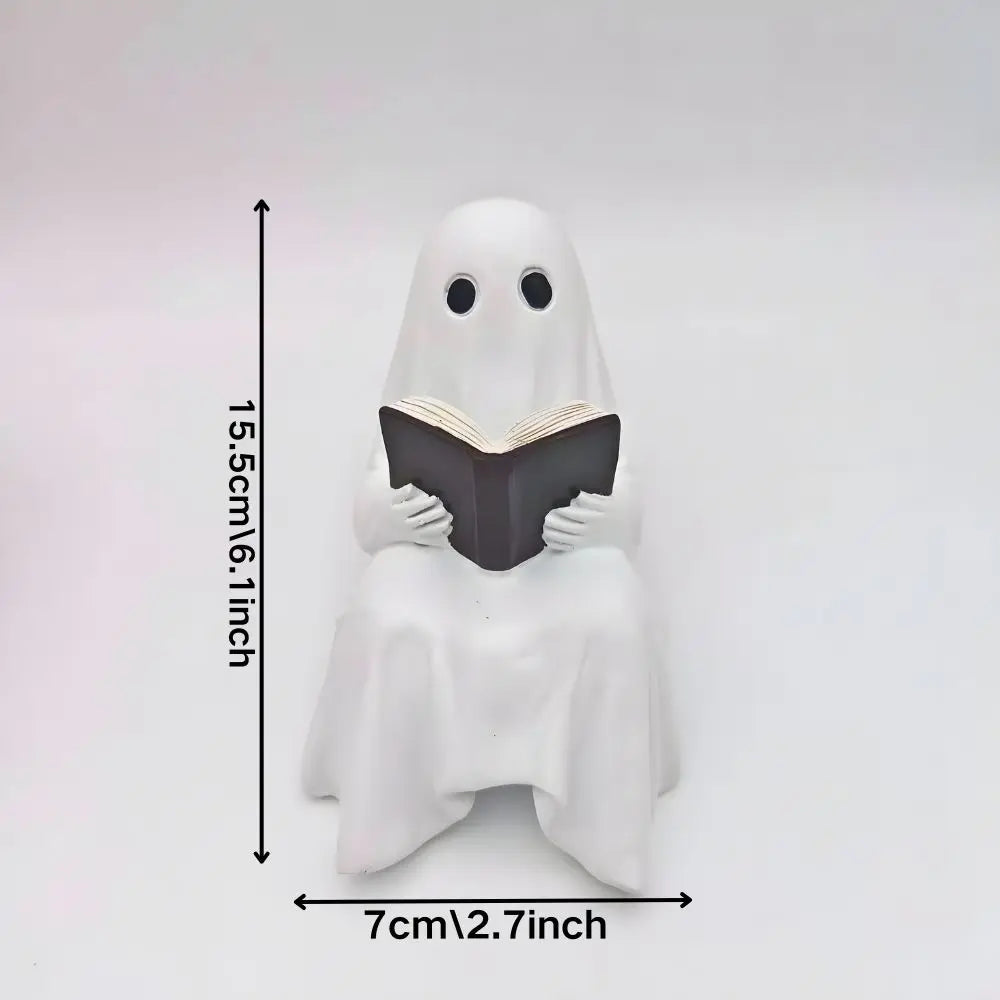 Little Ghost Figurine Ready for Halloween 2025 - Whimsical Charm | Home Garden Decoration