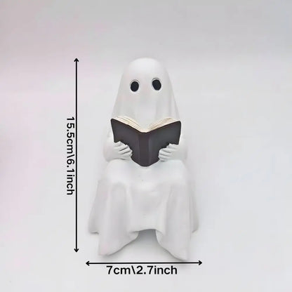 Little Ghost Figurine Ready for Halloween 2025 - Whimsical Charm | Home Garden Decoration