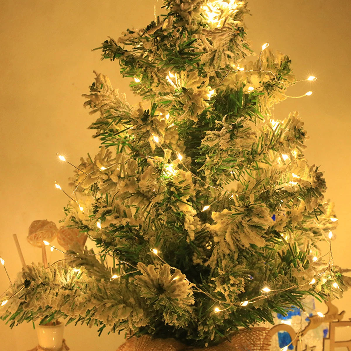 Premium LED Cluster String Lights (30M-50M): 8 Modes for Christmas