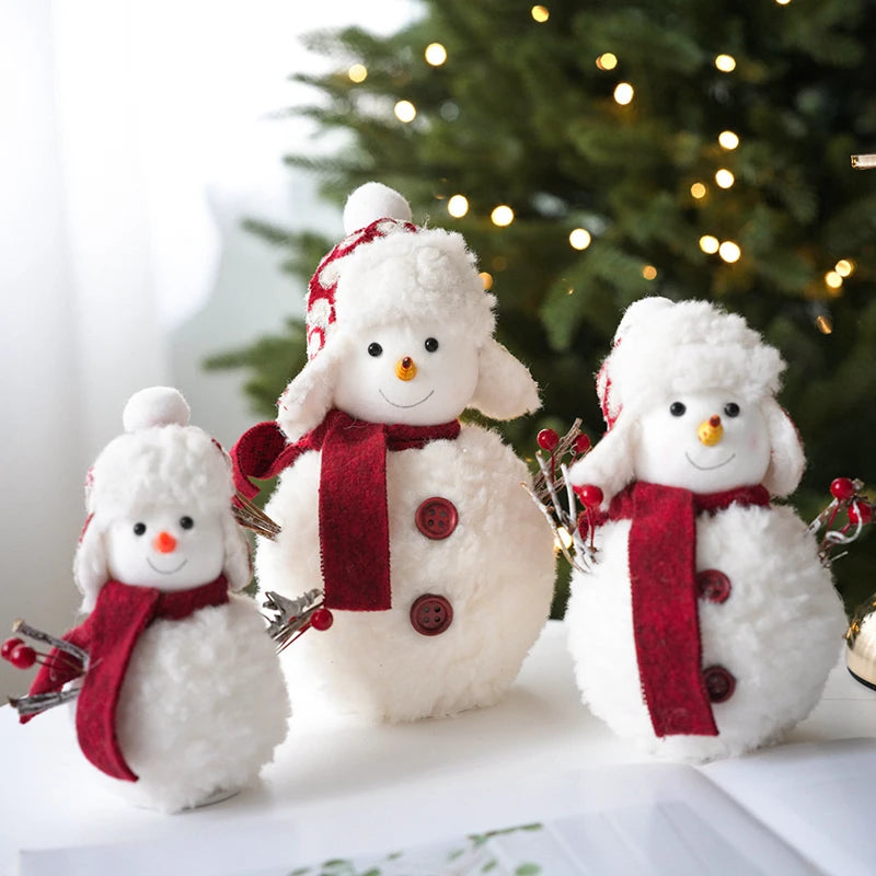 Hygge Plush Snowman Doll – Cosy Christmas Decoration and Perfect Festive Gift