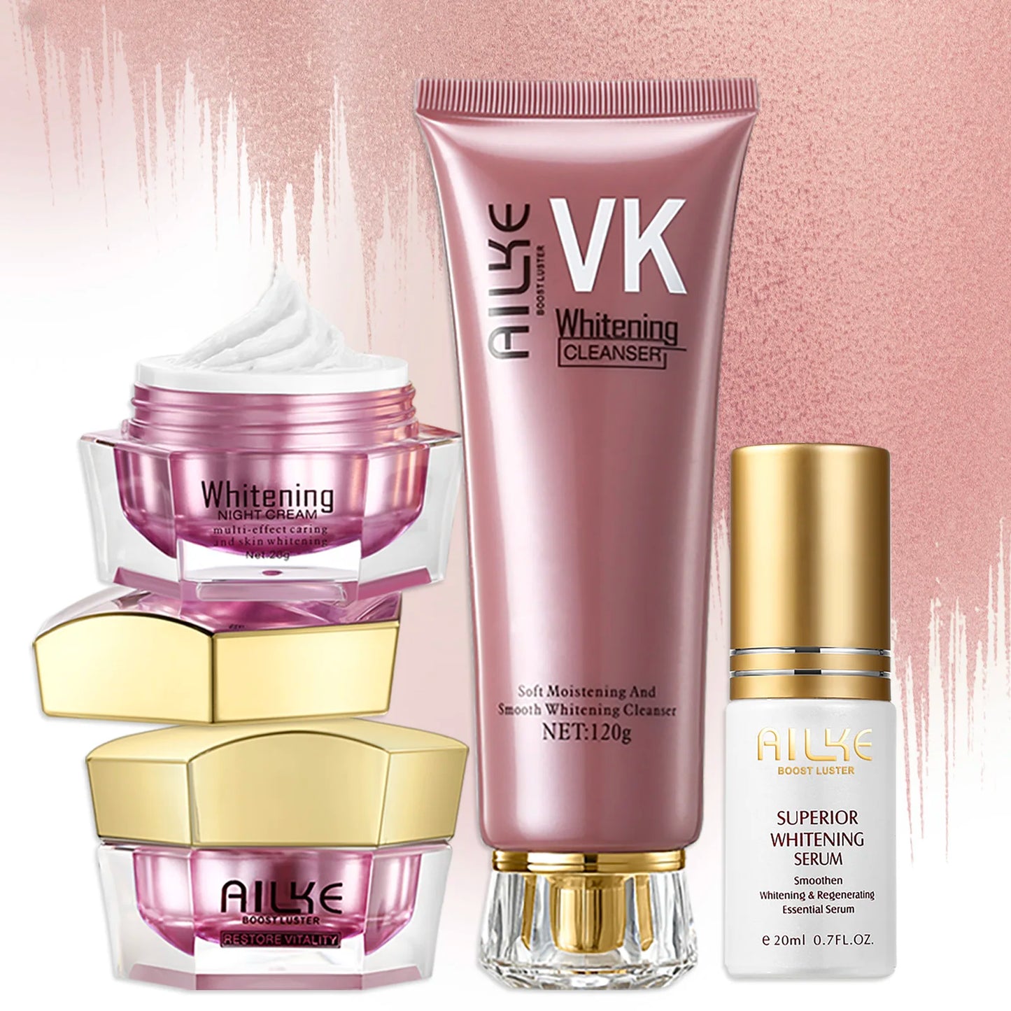 AILKE Collagen Face Cream – Anti-Wrinkle & Whitening Moisturiser -Hyaluronic Acid