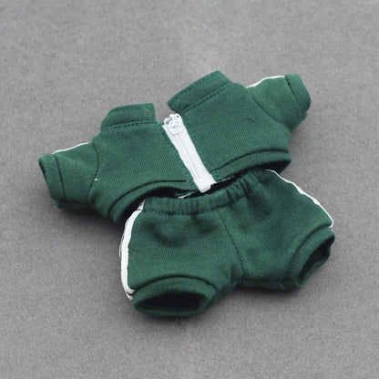 Labubu 17cm Doll Outfit – Tennis Sportswear Set with Cap, Shoes & Racket
