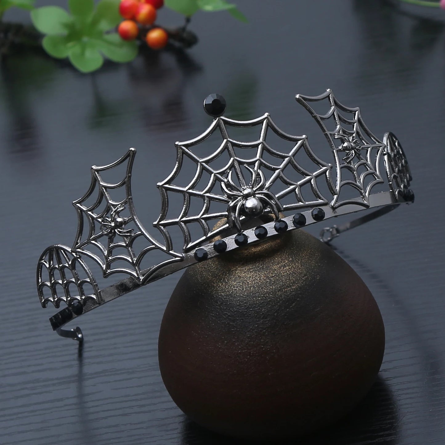 Gothic Spider Web Crown - Transform Into Dark Royalty Instantly
