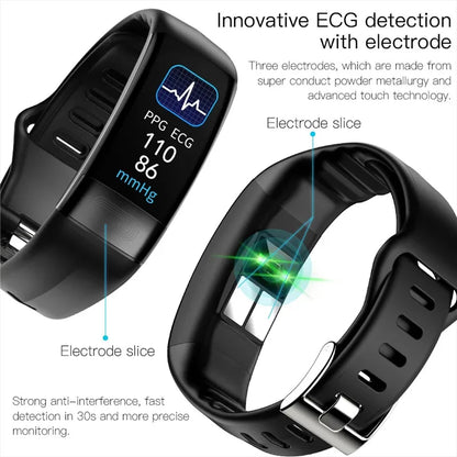 Advanced ECG+PPG Fitness Smartwatch – All-in-One Health Tracker for Men & Women