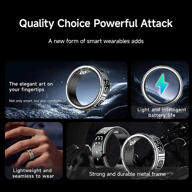 Xiaomi SR08 Smart Fitness Ring – Heart Rate, SpO2 & Sleep Tracker