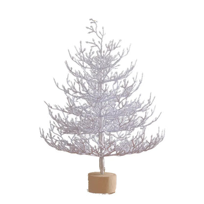 White Simulation LED Twig Christmas Tree