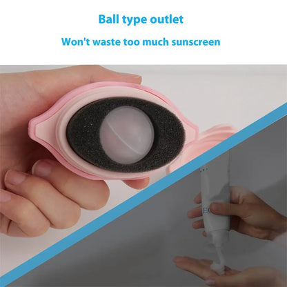 Sunscreen Lotion Roll-On & Sponge Applicator