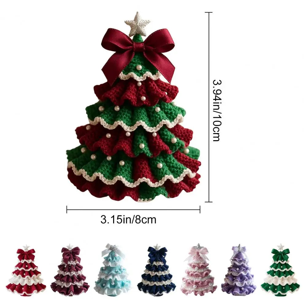 Unique Christmas Ornament: Premium Crochet Tree - Ideal Gift and Cosy Home Accent