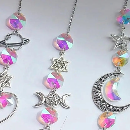Crystal Suncatcher Pendant: Rainbow Maker & Solar Magic Décor