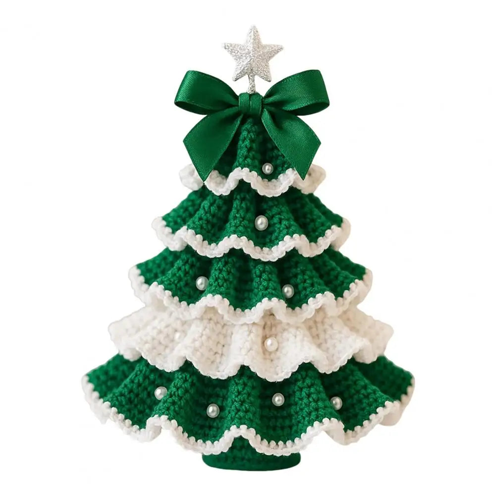 Unique Christmas Ornament: Premium Crochet Tree - Ideal Gift and Cosy Home Accent