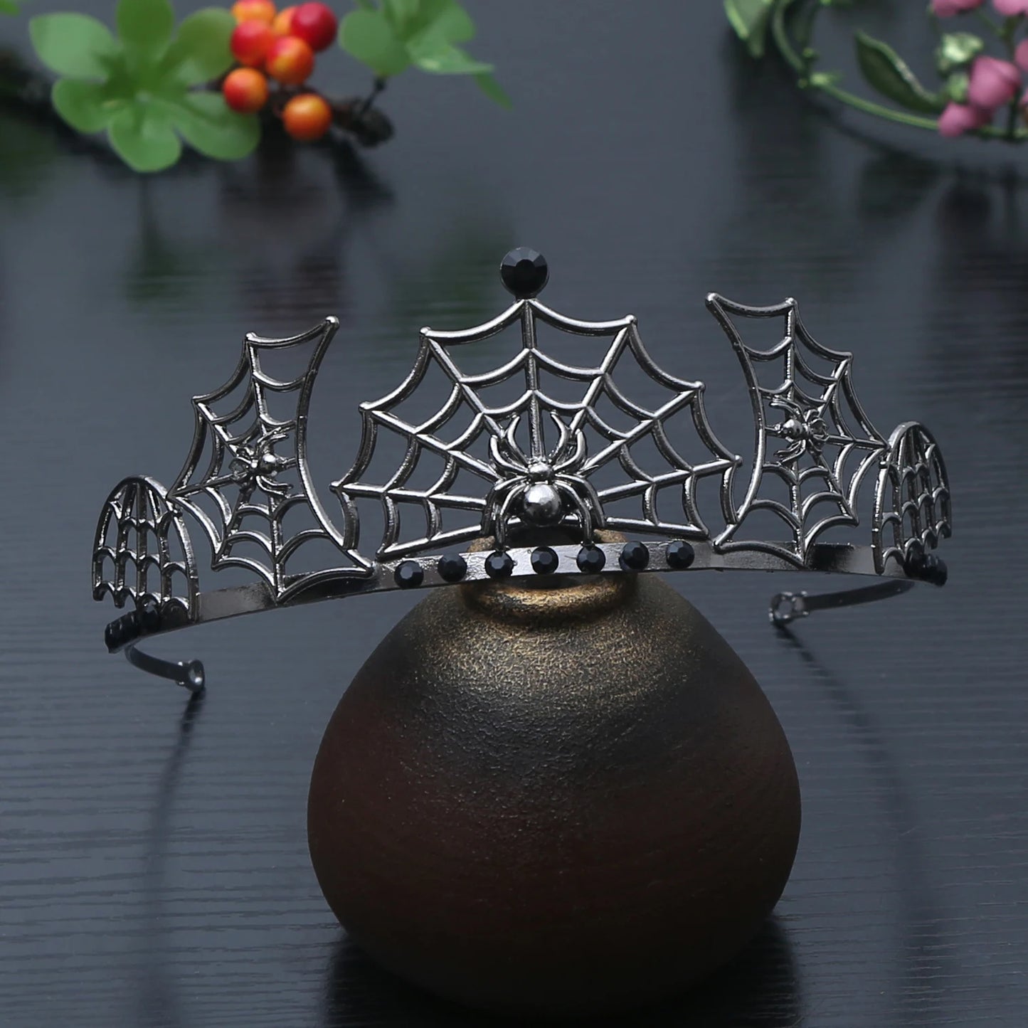 Gothic Spider Web Crown - Transform Into Dark Royalty Instantly