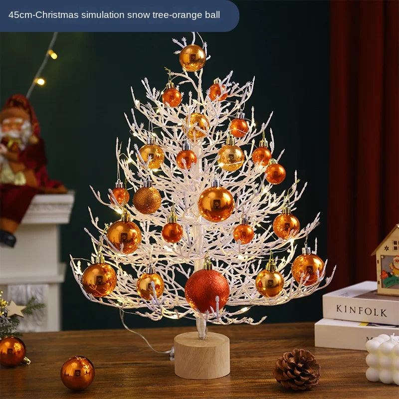 White Simulation LED Twig Christmas Tree