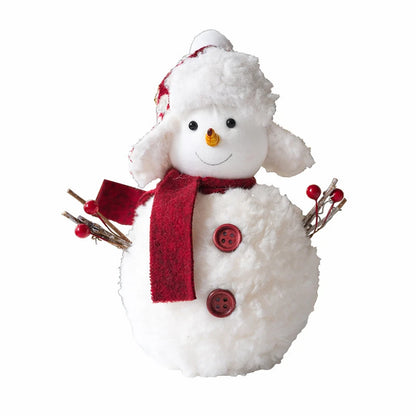 Hygge Plush Snowman Doll – Cosy Christmas Decoration and Perfect Festive Gift