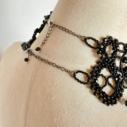 Gothic Victorian Tassel Choker – Unleash Your Dark Elegance