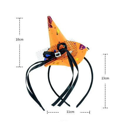 Pointed Witch Hat Hairband – Fun Halloween Costume Accessory