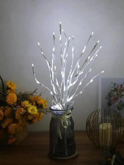 Design nordique : guirlandes lumineuses chaleureuses et festives de 72 cm pour la maison