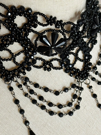 Gothic Victorian Tassel Choker – Unleash Your Dark Elegance