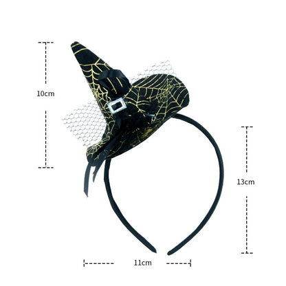 Pointed Witch Hat Hairband – Fun Halloween Costume Accessory