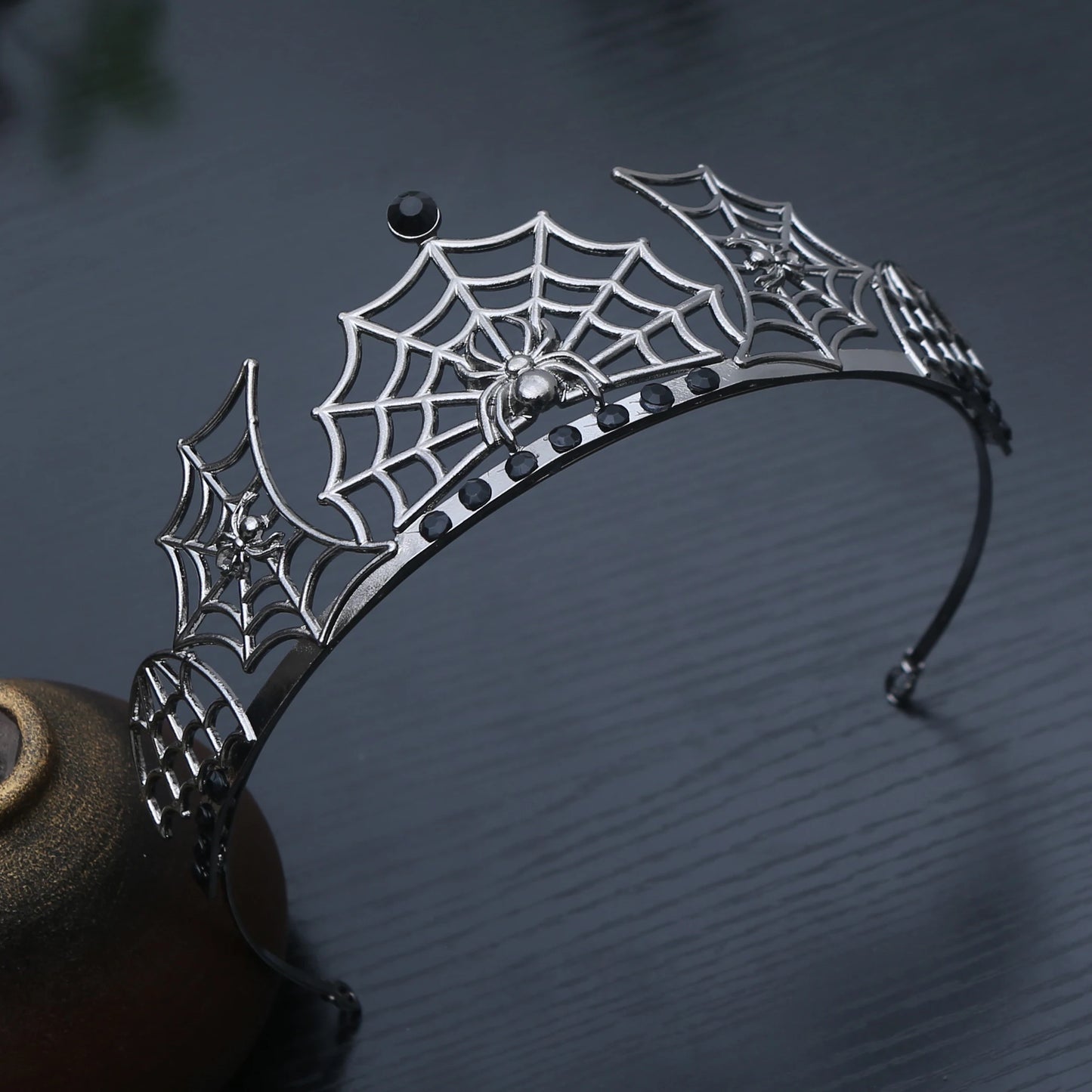 Gothic Spider Web Crown - Transform Into Dark Royalty Instantly