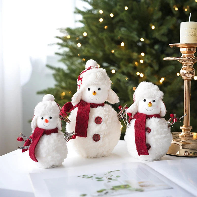 Hygge Plush Snowman Doll – Cosy Christmas Decoration and Perfect Festive Gift