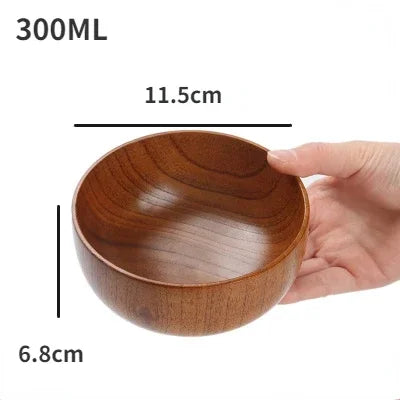 Japanese Wooden Bowls Jujube Wood