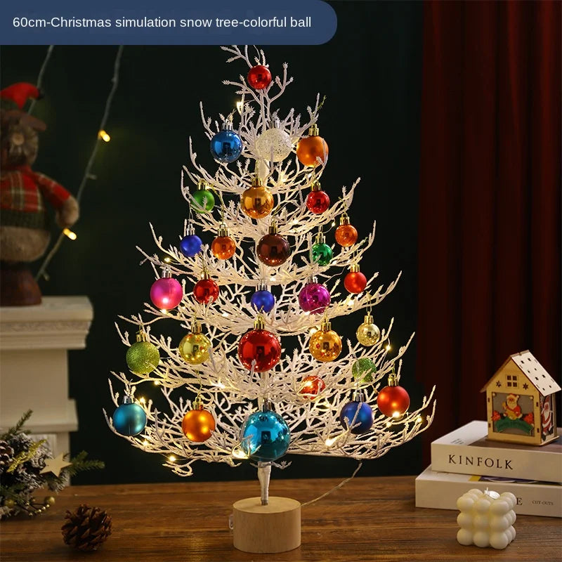 White Simulation LED Twig Christmas Tree