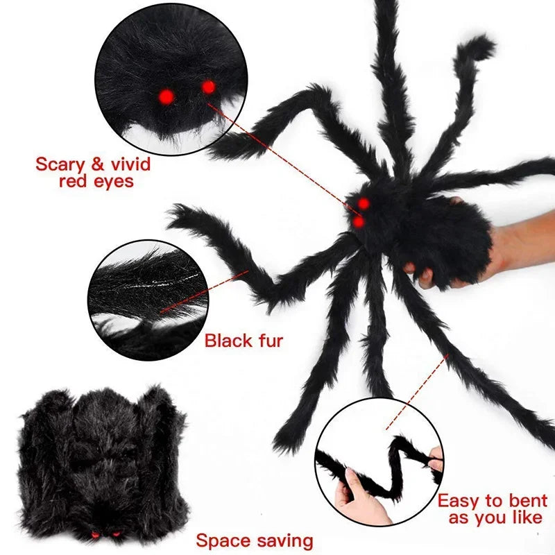 Giant Spider Web Horror Decoration