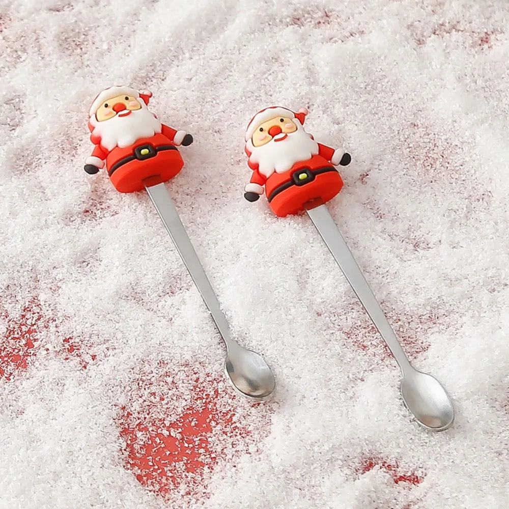 Nordic Christmas Ceramic Mug – Large Capacity Santa, Snowman & Tree Design