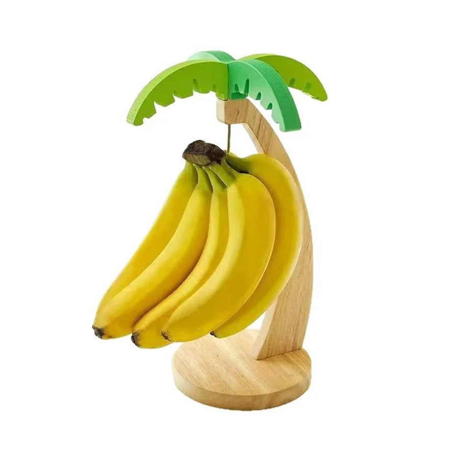 Banana Wooden Holder with Banana Tree Design (35.5 cm)