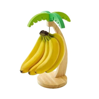 Banana Wooden Holder with Banana Tree Design (35.5 cm)
