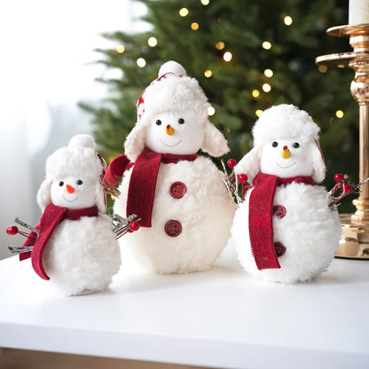 Hygge Plush Snowman Doll – Cosy Christmas Decoration and Perfect Festive Gift