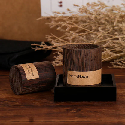 Luxury Miniature: Walnut & Rosewood Essential Oil Diffuser