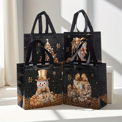 Bolsa de regalo/almacenamiento navideña (23x21cm) - Tela no tejida